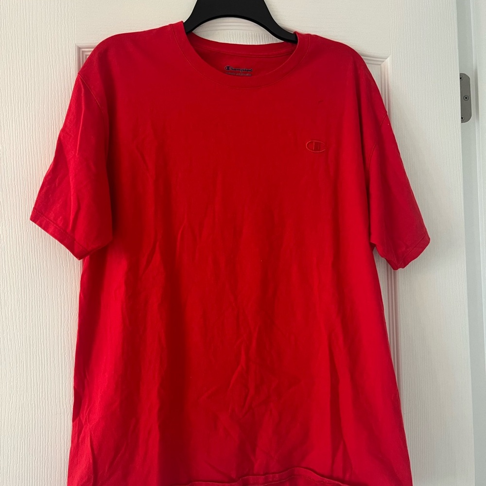 Champion Men's Solid Classic Jersey T-Shirt Sze Large - Picture 2 of 10